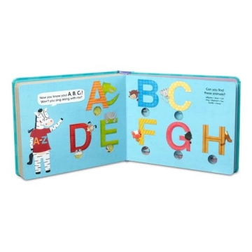 Melissa & Doug Children's Book - Poke-a-Dot: An Alphabet Eye Spy (Board Book with Buttons to Pop) - FSC Certified