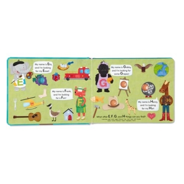 Melissa & Doug Children's Book - Poke-a-Dot: An Alphabet Eye Spy (Board Book with Buttons to Pop) - FSC Certified