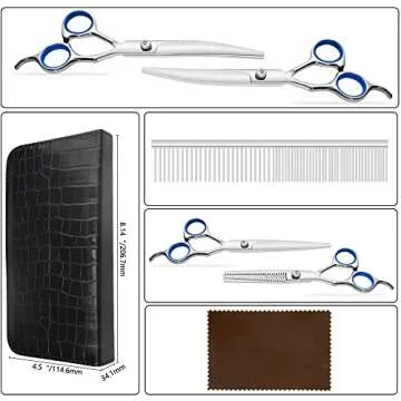 LILYS PET Grooming Scissors Kit for Stylish Pet Care