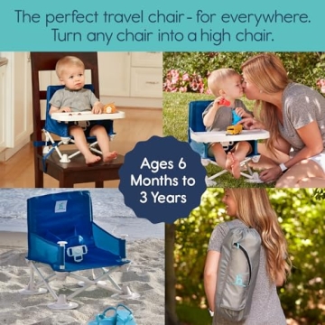 hiccapop Travel Booster Seat for Toddlers | Portable, Lightweight, Safe