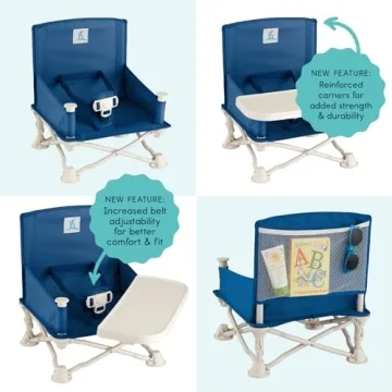 hiccapop Travel Booster Seat for Toddlers | Portable, Lightweight, Safe