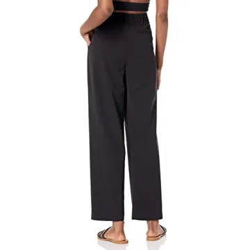 Stylish The Drop Women's Dylan Pleated Straight Pant