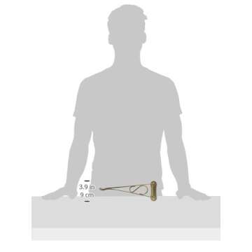 MINTCRAFT GB0193L Swivel Hanging Planter Bracket - Elegant Brass Design for Indoor & Outdoor Gardeni...