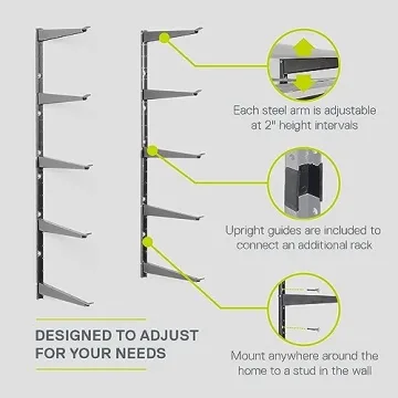 Heavy Duty Storage Rack by Delta Cycle - Organize Efficiently