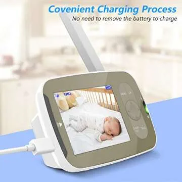 5000mAh Replacement Battery for Infant Optics DXR-8 Monitor