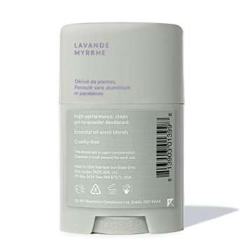 Taos Aer Deodorant Mini - Lavender Myrrh - Natural Aluminum-Free Deodorant | Organic, Cruelty-Free, ...