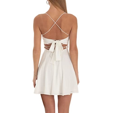 Stylish SOLILOQUY White Graduation Dress for Women