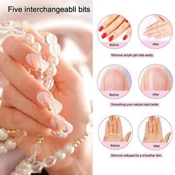 Professional Nail Drill Machine 25000 RPM for Home & Salon Use