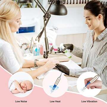 Professional Nail Drill Machine 25000 RPM for Home & Salon Use