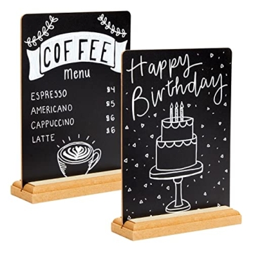 Juvale Mini Chalkboard Signs - Perfect for Events & Business