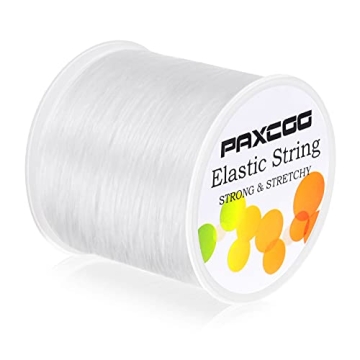Paxcoo 1mm Elastic Cord for Jewelry & Bracelet Making