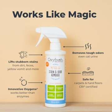 Oxyfresh Advanced Pet Stain Remover & Urine Odor Eliminator – Best Cleaning Solution for Pets