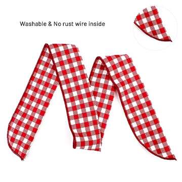 ANBALA Wire Headbands Set for Women, 9 Patterns Hairband with Rabbit Ears, Polka Dot, Plaid, Leopard, Floral, Adjustable Size, Non-Slip, Washable, Hair Accessories for Women and Girls