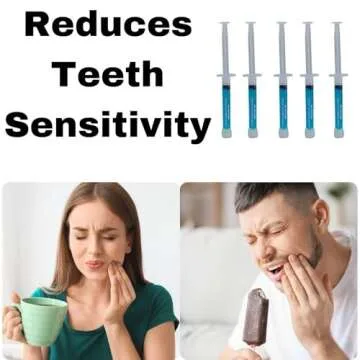 Remineralization Gel - 5 Syringes of Gel. Remineralizing and Reduces Teeth Sensitivity After Teeth Whitening Treatment