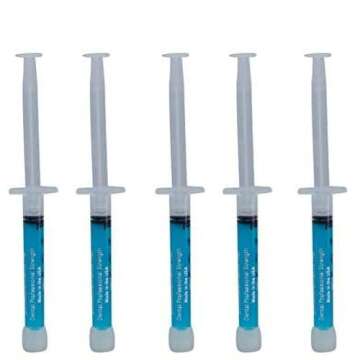Remineralization Gel - 5 Syringes of Gel. Remineralizing and Reduces Teeth Sensitivity After Teeth Whitening Treatment