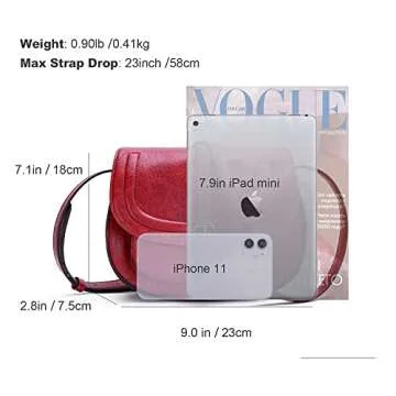 AFKOMST Crossbody Bag - Stylish Vegan Leather Purse