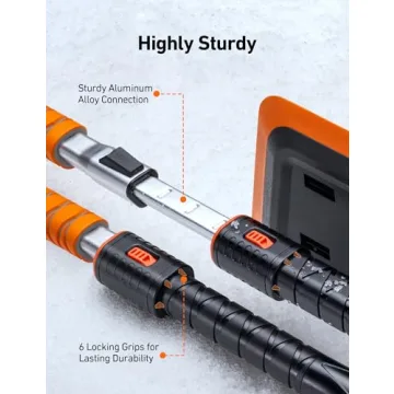 AstroAI 47.2" 2-in-1 Snow Brush for Cars and SUVs