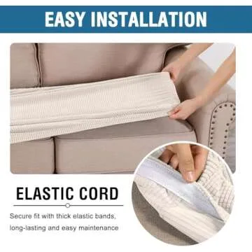 Elegant H.VERSAILTEX Cushion Covers for Sofa Protection