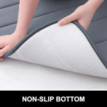 Colorxy Memory Foam Bath Mat - Soft & Absorbent for Safety