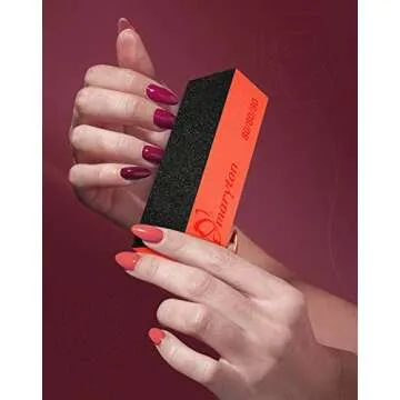 Maryton Nail Sanding Blocks - 10 PCS for Salon Quality Buffing