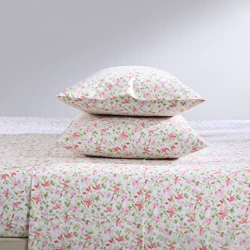 Laura Ashley Twin XL Sheets Cotton Percale Bedding Set