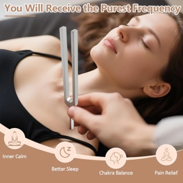 Versatile Tuning Forks Healing Set for Meditation, Yoga & More