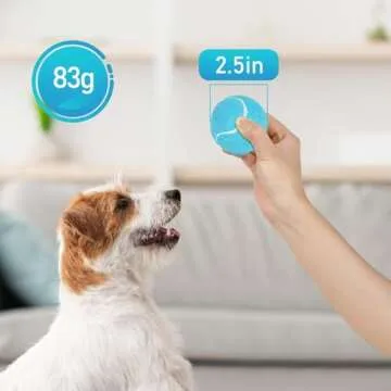 PrimePets 2.5 Inch Tennis Balls for Dogs - Interactive Fetch Toy