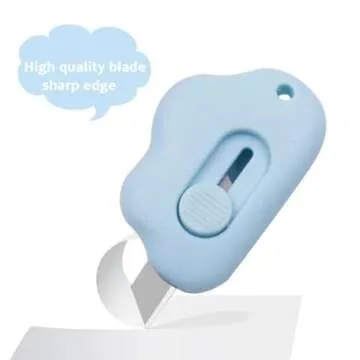 3 Pcs Mini Box Cutter Retractable Utility Knife – Versatile & Adorable Tool for Everyday Tasks