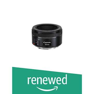 Canon EF 50mm f/1.8 STM Lens (Renewed)