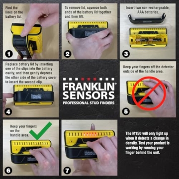 Franklin Sensors ProSensor M150 Stud Finder with 9 Sensors