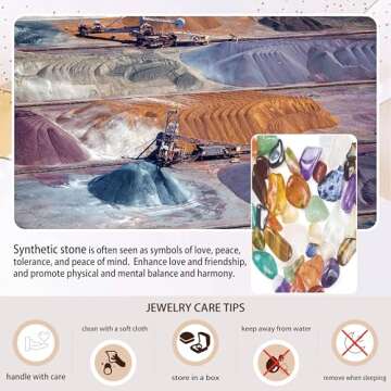 WARMDAY Hexagon Pendant Necklace for Elegant Style