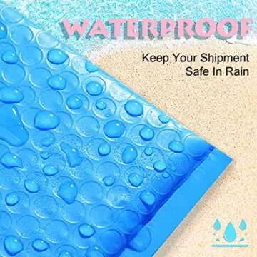 UCGOU Bubble Mailers 6x10 Inch Blue 25 Pack Poly Padded Envelopes Small Business Mailing Packages Opaque Self Seal Adhesive Waterproof Boutique Shipping Bags for Jewelry Makeup Supplies #0