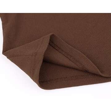 KAMISSY Women's Sleeveless Crop Tank Top in Brown