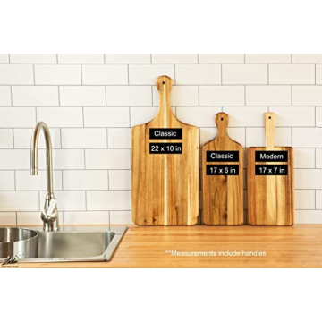 Villa Acacia Wooden Cutting Board - Elegant Serving Tray