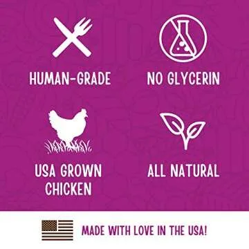 Full Moon Chicken Nuggets Healthy All Natural Dog Treats Human Grade Made in USA 12 oz