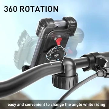 Hiboy Bike Phone Holder - 360° Adjustable Smartphone Mount