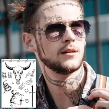 6 Sheets Halloween Temporary Tattoos for All Ages