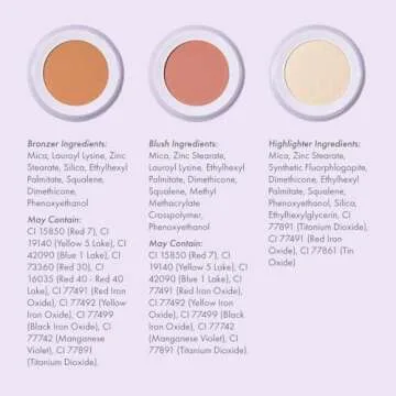 Subtl Beauty 3-in-1 Travel Makeup Kit| Powder Blush, Bronzer, and Highlighter