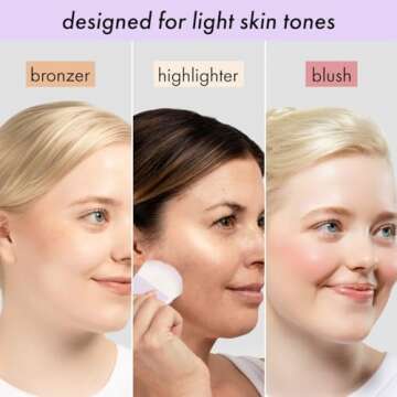 Subtl Beauty Travel Makeup Kit - Blush, Bronzer & Highlighter