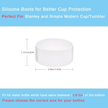 Stylish Silicone Boot for Stanley Tumblers - 2 Pcs