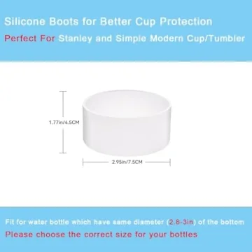 Stylish Silicone Boot for Stanley Tumblers - 2 Pcs