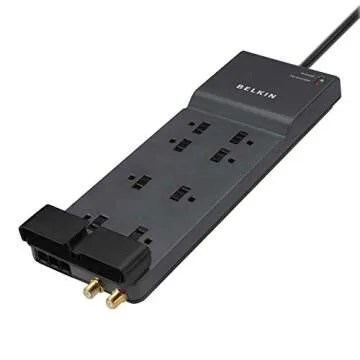 Belkin Surge Protector Power Strip with 12ft Cord