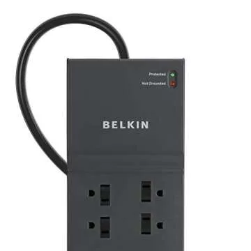 Belkin Surge Protector Power Strip with 12ft Cord