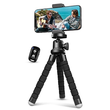 Aureday Flexible Phone Tripod for iPhone and Android