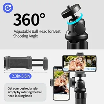 Aureday Flexible Phone Tripod for iPhone and Android