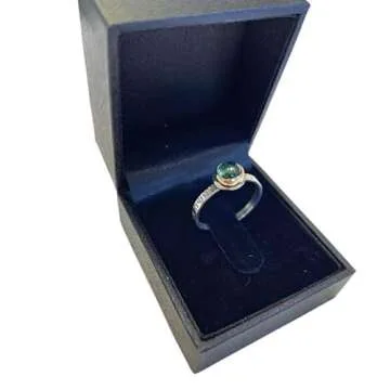 Baltinester Handmade Green Quarz Kabbalah Success and Prosperity Ring in 925 Sterling Silver and Yellow Gold Judaica Prayer Size 8 Jewelry