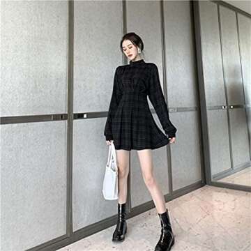 Gothic Long Sleeve Dress for Unique Fashion Lovers