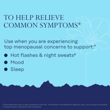 Solaray Menopause her Life Stages - Menopause Supplements for Women - Supports Mood, Sleep, Hot Flashes, Night Sweats - Vegan, Gluten Free - 60-Day Guarantee - 30 Servings, 60 VegCaps