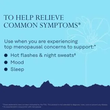 Solaray Menopause her Life Stages - Menopause Supplements for Women - Supports Mood, Sleep, Hot Flashes, Night Sweats - Vegan, Gluten Free - 60-Day Guarantee - 30 Servings, 60 VegCaps