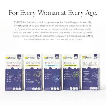 Solaray Menopause her Life Stages - Menopause Supplements for Women - Supports Mood, Sleep, Hot Flashes, Night Sweats - Vegan, Gluten Free - 60-Day Guarantee - 30 Servings, 60 VegCaps